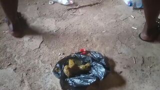 AFRICAN LADY POOPING IN AN ABANDONED HOUSE, ScatKings.com Scat Porn 17 ScatKings.com Scat Porn