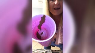 Big Ass BBW Shitting In Cup, ScatKings.com Scat Porn 11 ScatKings.com Scat Porn