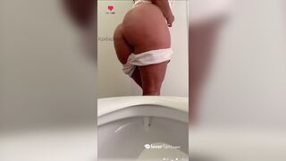 Big ass Latina shitting big load in toilet, ScatKings.com Scat Porn 14 ScatKings.com Scat Porn