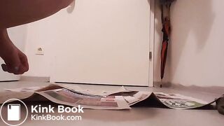 Big poop on newspaper, ScatKings.com Scat Porn 7 ScatKings.com Scat Porn