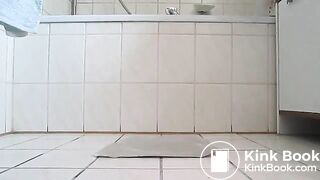 Birthing a big poop on bathroom floor, ScatKings.com Scat Porn 8 ScatKings.com Scat Porn