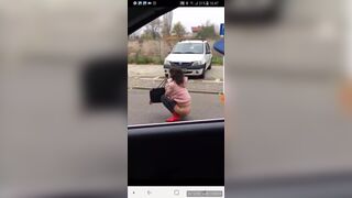 Crazy girl Shits in road, ScatKings.com Scat Porn 9 ScatKings.com Scat Porn