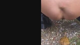 Desperate Diarrhea Behind Car, ScatKings.com Scat Porn 26 ScatKings.com Scat Porn