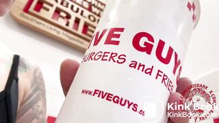 Dine and dump at Five GUYS @scatdark, ScatKings.com Scat Porn 14 ScatKings.com Scat Porn