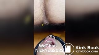 Feedindg a Hungry Chinese Toilet Mouth, ScatKings.com Scat Porn 10 ScatKings.com Scat Porn