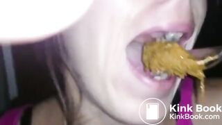Female scat slave eats her shit, ScatKings.com Scat Porn 4 ScatKings.com Scat Porn