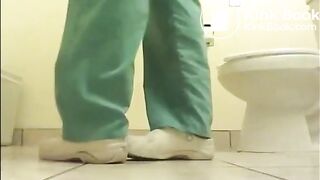 Girl shitting on the floor of the toilet, ScatKings.com Scat Porn 17 ScatKings.com Scat Porn