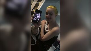 Girl with leg tattoos Pooping on Toilet (no noises), ScatKings.com Scat Porn 10 ScatKings.com Scat Porn