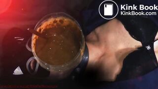 Human toilet swallows piss and shit through a funnel, ScatKings.com Scat Porn 24 ScatKings.com Scat Porn