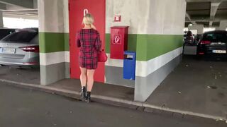 Piss and shit in public garage, ScatKings.com Scat Porn 2 ScatKings.com Scat Porn