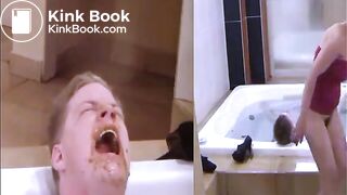 Sadistic girl shits into toilet slave's mouth pool, ScatKings.com Scat Porn 6 ScatKings.com Scat Porn