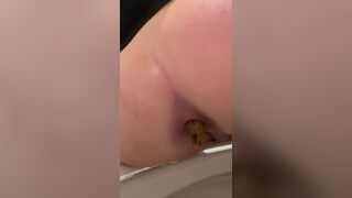 Sexy girl pissing and pooping on toilet - video 2, ScatKings.com Scat Porn 2 ScatKings.com Scat Porn