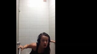 Sexy girl pooping on public toilet - video 3, ScatKings.com Scat Porn 8 ScatKings.com Scat Porn