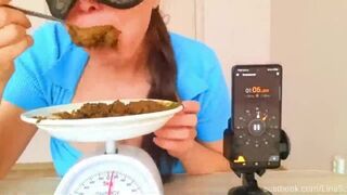 Slut finds out how fast she can eat her fresh shitpile, ScatKings.com Scat Porn 5 ScatKings.com Scat Porn