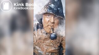 Smoking a pipe while being covered in my own shit, ScatKings.com Scat Porn 5 ScatKings.com Scat Porn