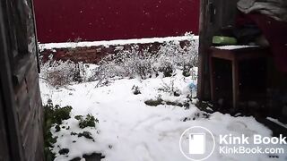 Turd in the yard on the snow, ScatKings.com Scat Porn 14 ScatKings.com Scat Porn