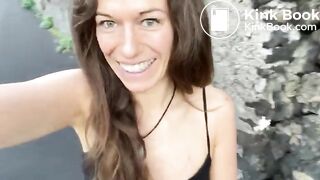 VeganLinda poops at the roadside, ScatKings.com Scat Porn 13 ScatKings.com Scat Porn