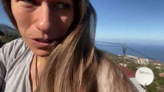 Woman Crazy Shit on Rooftop-Railing, ScatKings.com Scat Porn 14 ScatKings.com Scat Porn