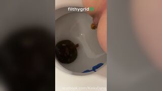 Woman pooping on toilet - video 3, ScatKings.com Scat Porn 17 ScatKings.com Scat Porn