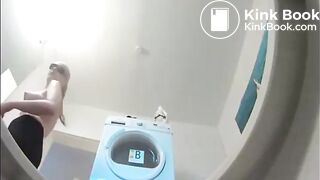 Woman shit and piss in the toilet and clean asshole, ScatKings.com Scat Porn 8 ScatKings.com Scat Porn