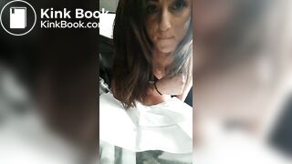Woman shitting in car, ScatKings.com Scat Porn 2 ScatKings.com Scat Porn