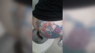 beautiful tattoo butt monster big pooping, ScatKings.com Scat Porn 2 ScatKings.com Scat Porn
