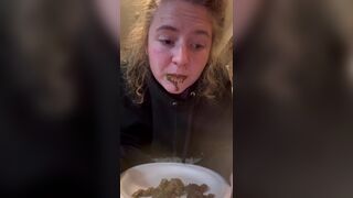 bored girl chews shit stg.2, ScatKings.com Scat Porn 7 ScatKings.com Scat Porn